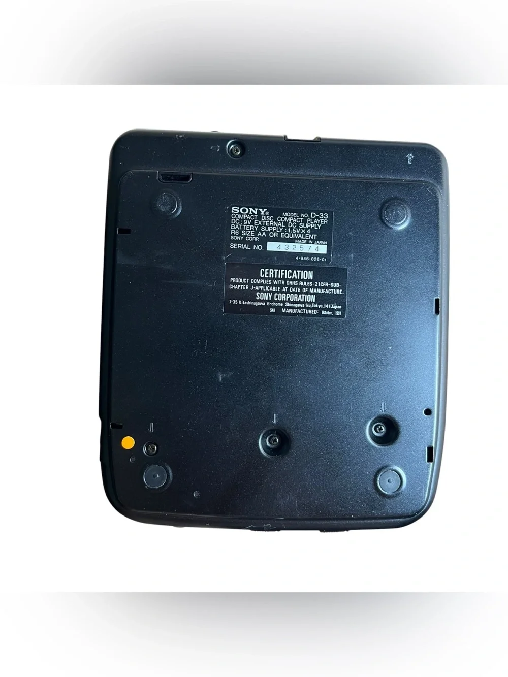 Sony discman 33